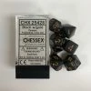 Other Dice Chessex Opaque Black/Gold 7ct Polyhedral Set (25428)