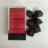 Other Chessex Opaque Black/Red 7ct Polyhedral Set (25418)