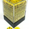 Other Chessex 12mm Opaque Yellow/Black 36ct D6 Set (25802)