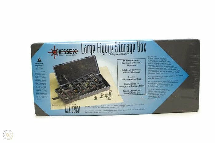 Other Chessex Large Figure Storage Box (56 Capacity) (02851)