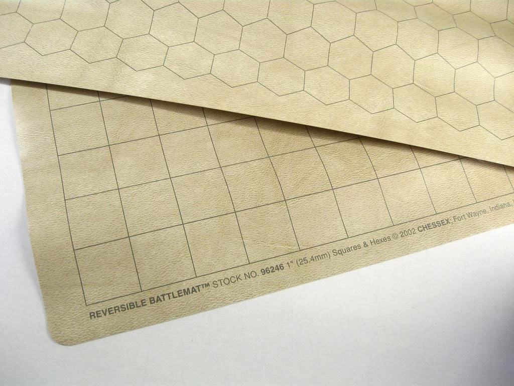 Other Chessex Reversible 26” X 2.5" Battlemat 1" Squares/Hexes (96246)