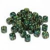 Other Dice Chessex 12mm Scarab Jade/Gold 36ct D6 Set (27815)