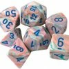 Other Dice Chessex Festive Pop Art/Blue 7ct Polyhedral Set (27544)