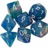 Other Chessex Festive Waterlily/White 7ct Polyhedral Set (27546) Dice