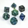 Other Chessex Festive Green/Silver 7ct Polyhedral Set