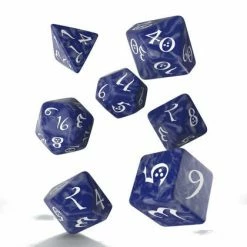 Other Q-Workshop Classic RPG Cobalt/White 7ct Polyhedral Set