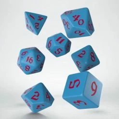 Other Q-Workshop Classic Runic Blue/Red 7ct Polyhedral Set Dice