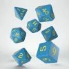 Other Q-Workshop Classic Runic Blue/Yellow 7ct Polyhedral Set Dice