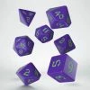 Other Q-Workshop Classic Runic Purple/Green 7ct Polyhedral Set