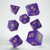 Other Q-Workshop Classic Runic Purple/Yellow 7ct Polyhedral Set Dice