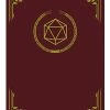 Other Kickstarter Games Herobook 5e Player Notebook - Garnet Red