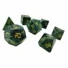 Other Gemstone Dice Crocodile Jasper Semi-Precious Gemstone 7ct Polyhedral Dice Set