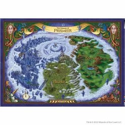Common Ground Games D&D Icons Of The Realms The Domain Of Prismeer And The Witchlight Carnival Wall Map (89203) Role Playing Games