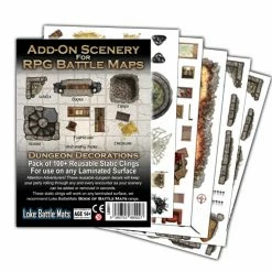 Other Role Playing Games RPG Battle Mats: Add-On Scenery Dungeon Decorations