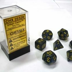 Other Dice Chessex Speckled Urban Camo 7ct Polyhedral Set (25328)