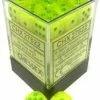 Other Dice Chessex 12mm Vortex Electric Yellow/Green 36ct D6 Set (27822)