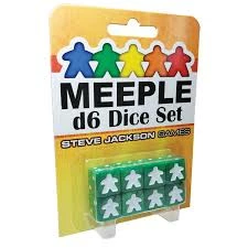 Other Meeple D6 Dice Set Green