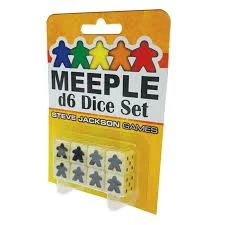 Other Meeple D6 Dice Set White