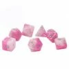 Other Halfsies Dice: Pretty In Pink 7ct Polyhedral Set