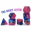 Other Halfsies Dice: The Court Jester 7ct Polyhedral Set