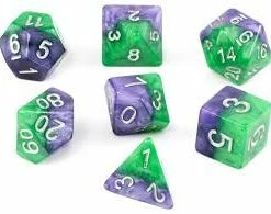 Other Halfsies Dice: Joker 7ct Polyhedral Set