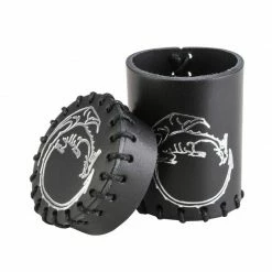 Other Q-Workshop Dragon Black Leather Dice Cup
