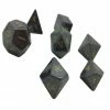 Other Hematite Semi-Precious Gemstone 7ct Polyhedral Dice Set