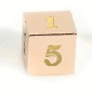Other Easy Roller Rose Gold Gold Single D6 Dice