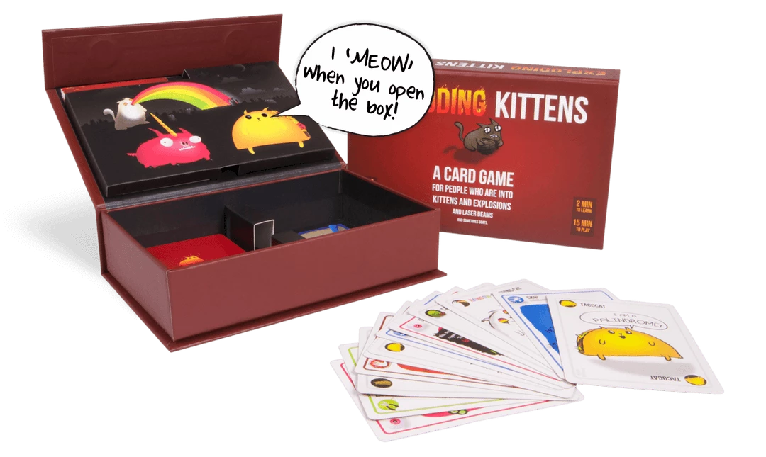 Other Exploding Kittens: First Edition Meowbox Ages 8 And Under