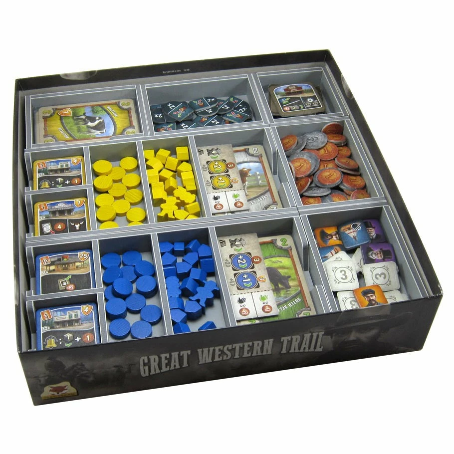 Other Board Games Folded Space Box Insert For Great Western Trail & Expansion