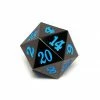 Other Easy Roller Powder Blue Gunmetal Single 35mm D20 Dice