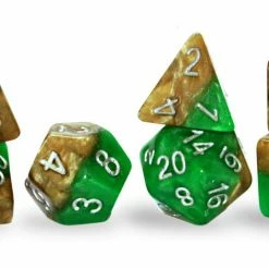 Other Halfsies Dice: Robin Hood 7ct Polyhedral Set