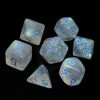 Other Die Hard Dice Glacial Moonstone W/ Blue 7ct Polyhedral Set