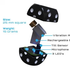 Other Boogie Dice Self-Rolling Sound-Activated Motorized 2ct D6