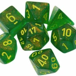 Other Chessex Borealis Maple/Yellow 7ct Polyhedral Set (27565) Dice