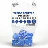 Other Koplow Who Knew? Dice Set Blue