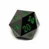Other Easy Roller Green Gunmetal Single 35mm D20 Dice