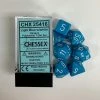 Other Chessex Opaque Light Blue/White 7ct Polyhedral Set (25416) Dice