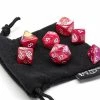 Other Easy Roller Scarlet Shimmer 7ct Polyhedral Set With Bag