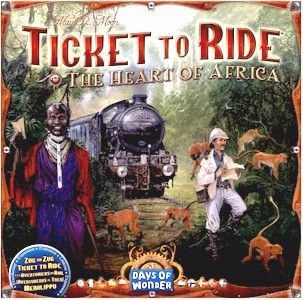 Other Ticket To Ride Map Collection: Volume 3 - The Heart Of Africa Board Games