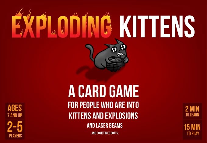 Other Ages 8 And Under Exploding Kittens