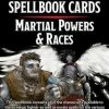 Other D&D 5e Spellbook Cards: Martial Powers & Races Role Playing Games