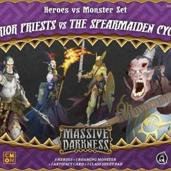 Other Massive Darkness: Heroes & Monster Set – Warrior Priests Vs The Spearmaiden Cyclops