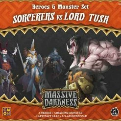 Other 1 Player Games Massive Darkness: Heroes & Monster Set – Sorcerers Vs Lord Tusk
