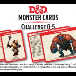 Other D&D 5e Monster Cards: Challenge 0-5