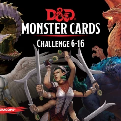 Other D&D 5e Monster Cards: Challenge 6-16 Role Playing Games