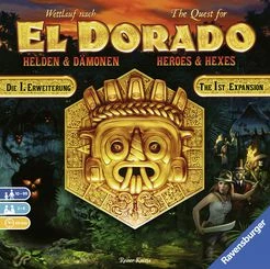 Other The Quest For El Dorado: Heroes & Hexes Expansion Board Games