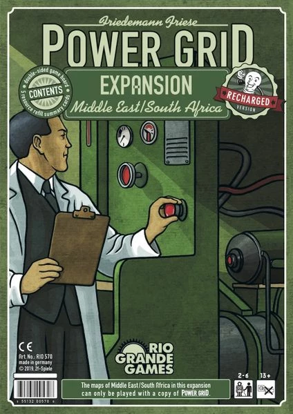 Other Board Games Power Grid: Middle East/South Africa Expansion