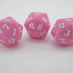 Other Black Oak Workshop Pink Dice Of Death Single D20
