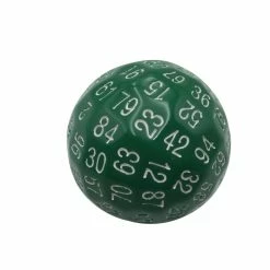 Other Single D100 Green Dice